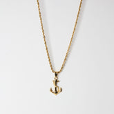 Anchor Pendant Gold