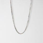 Cuban Curb Link Chain Silver