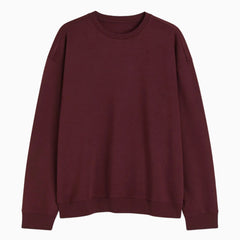 Buy Basic Loose Fit Sweatshirt - Burgundy in Pakistan
