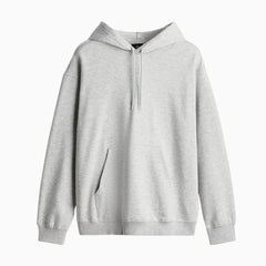 Basic Loose Fit Hoodie - Grey
