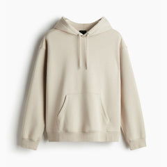 Basic Loose Fit Hoodie - Khaki