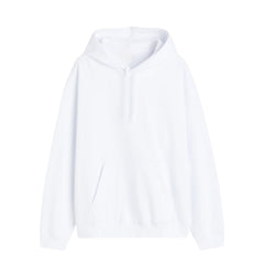 Basic Loose Fit Hoodie - White