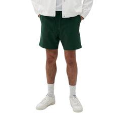 Men's Regular Fit Sweat Shorts - Forest Green