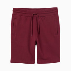 Men's Regular Fit Sweat Shorts - Burgundy