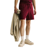 Men's Regular Fit Sweat Shorts - Burgundy
