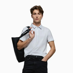 Slim Fit Polo Shirt -White
