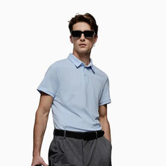 Slim Fit Polo Shirt -Sky Blue