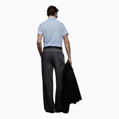 Slim Fit Polo Shirt -Sky Blue