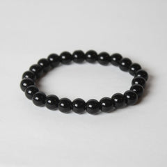 Black Bead Bracelet