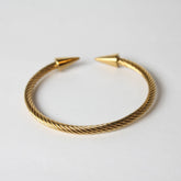 Nail Titanium Steel Open Bracelet