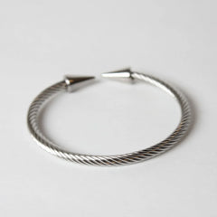Nail Titanium Steel Open Bracelet