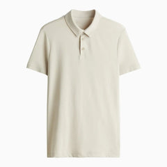 Slim Fit Polo Shirt - Light Beige