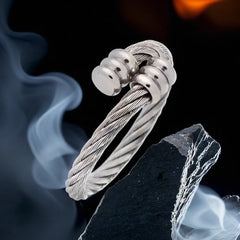 Twisted Cable Wire Ring