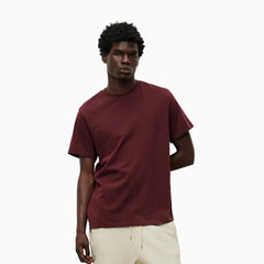 Men's Regular Fit Short Sleeve T-Shirt -Burgundy