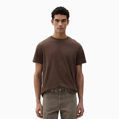 Men's Regular Fit Short Sleeve T-Shirt -Brown