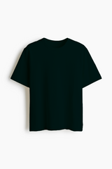 Half Sleeve Waffle Knit Shirt - Green Drip