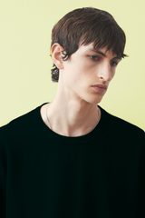 Half Sleeve Waffle Knit Shirt - Green Drip