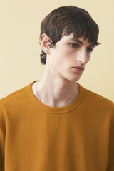 Half Sleeve Waffle Knit Shirt - Mustard Move