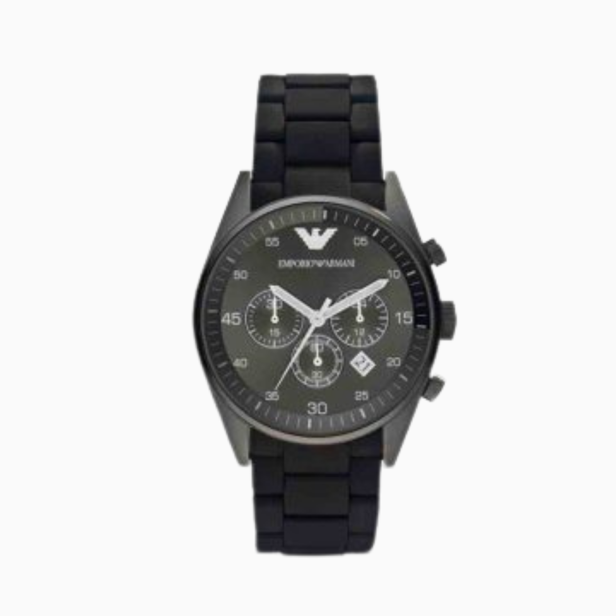 Emporio Armani Men’s Quartz Stainless Steel Black Dial 41mm Watch AR5889