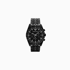 Emporio Armani Men’s Chronograph Quartz Stainless Steel Black Dial 46mm Watch AR5989