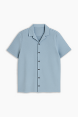 Textured Resort Shirt -  Iceberg
