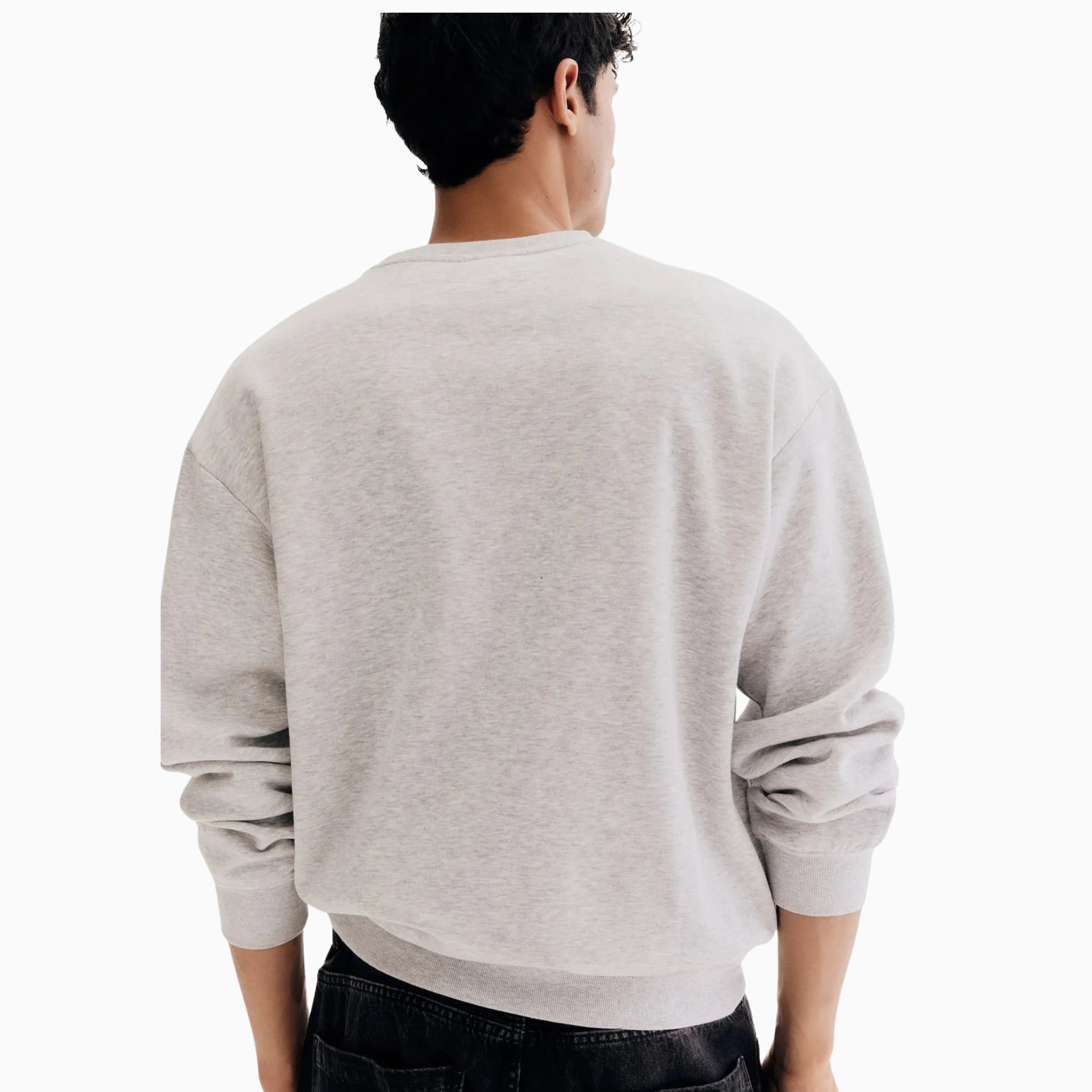 Buy Basic Loose Fit Sweatshirt - Gray in Pakistan