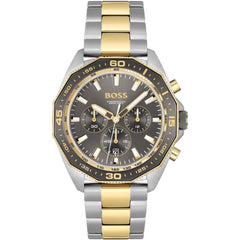 Hugo Boss Mens Chronograph Dual Tone Stainless Steel Watch 1513974