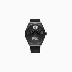 Tommy Hilfiger Men's Quartz Leather Strap Black Dial 42mm Watch 1791773