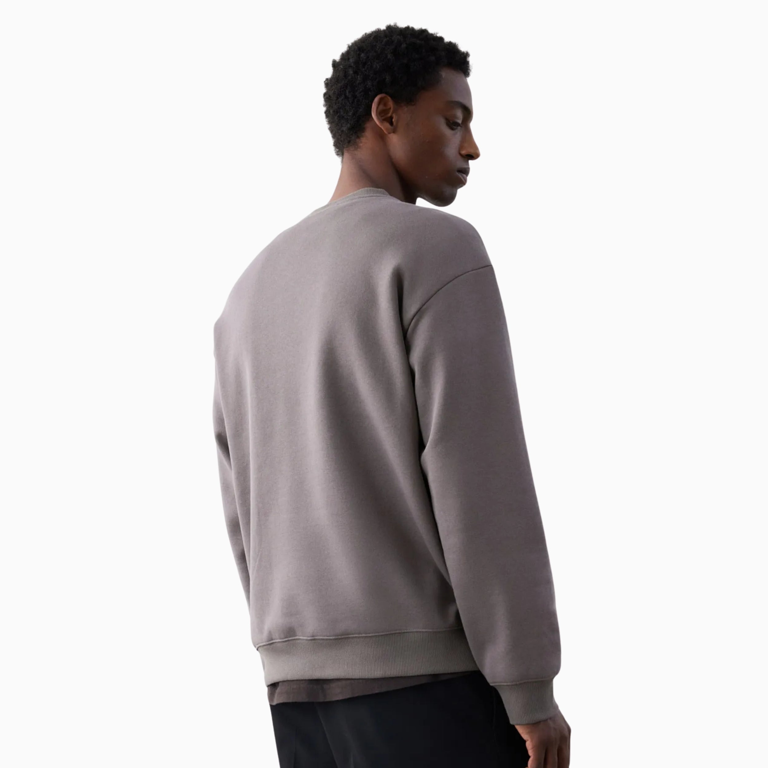 Buy Basic Loose Fit Sweatshirt - Dark Taupe in Pakistan