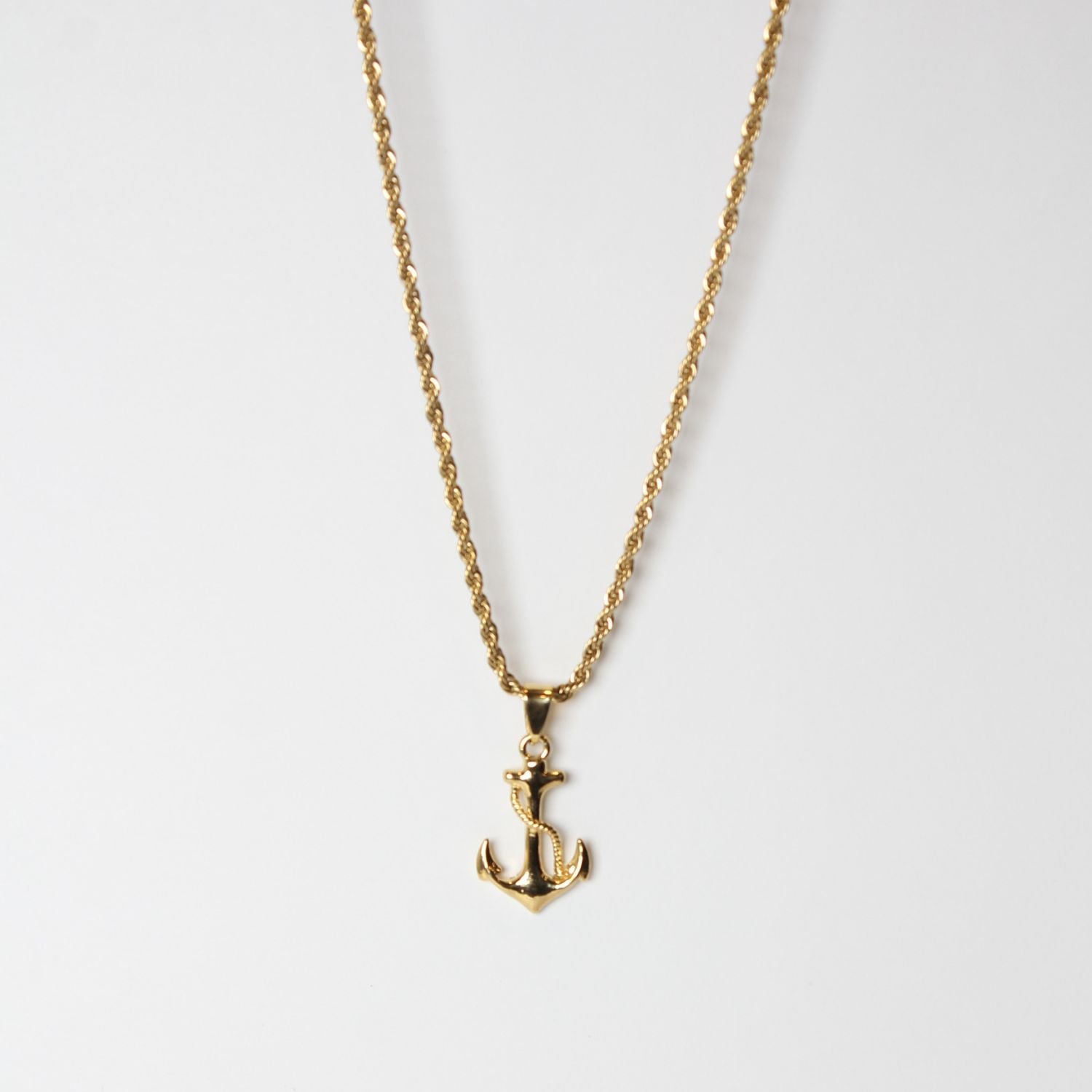 Anchor Pendant Gold