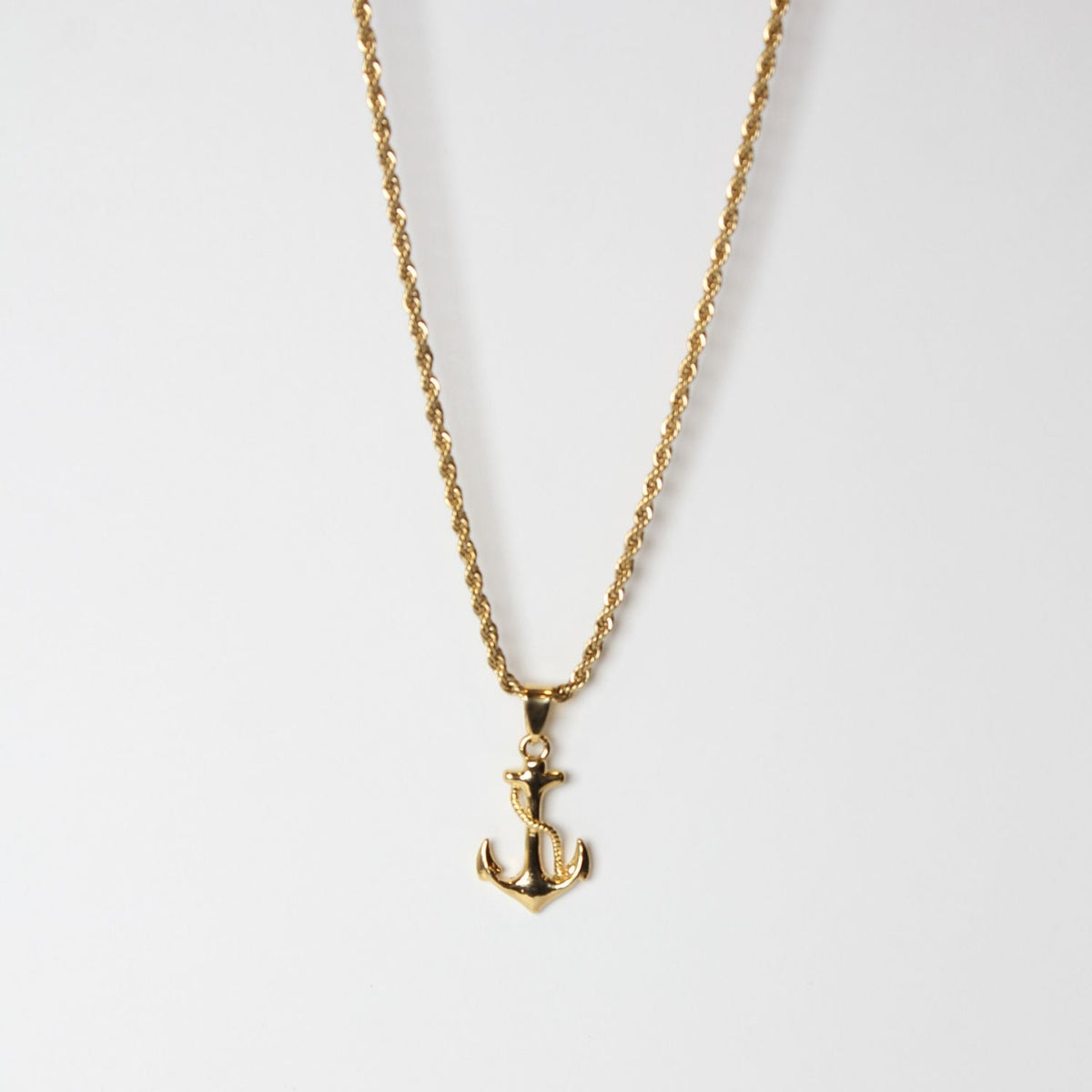 Anchor Pendant Gold