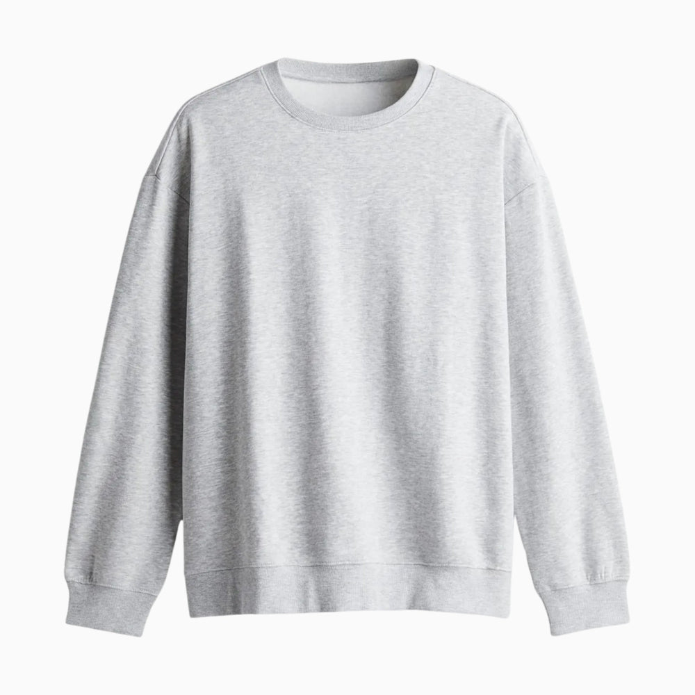 Buy Basic Loose Fit Sweatshirt - Gray in Pakistan