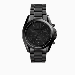 Michael Kors Unisex Chronograph Quartz Stainless Steel Black Dial 42mm Watch MK5550