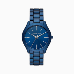 Michael Kors Slim Runway Navy Blue Unisex Watch MK4503