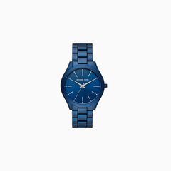 Michael Kors Slim Runway Navy Blue Unisex Watch MK4503