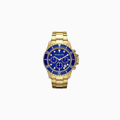 Michael Kors Men’s Stainless Steel Blue Dial 45mm Watch MK8267