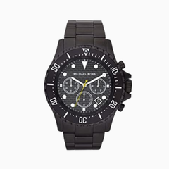 Michael Kors Men’s Stainless Steel Black Dial 45mm Watch MK8257