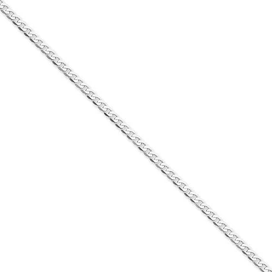 Cuban Curb Link Chain Silver