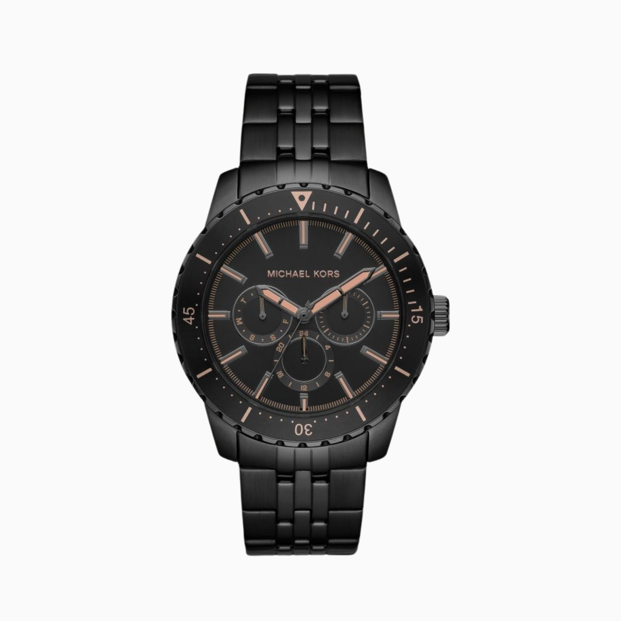 Michael Kors Men’s Chronograph Quartz Stainless Steel Black Dial 44mm Watch MK7157
