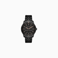 Michael Kors Men’s Chronograph Quartz Stainless Steel Black Dial 44mm Watch MK7157