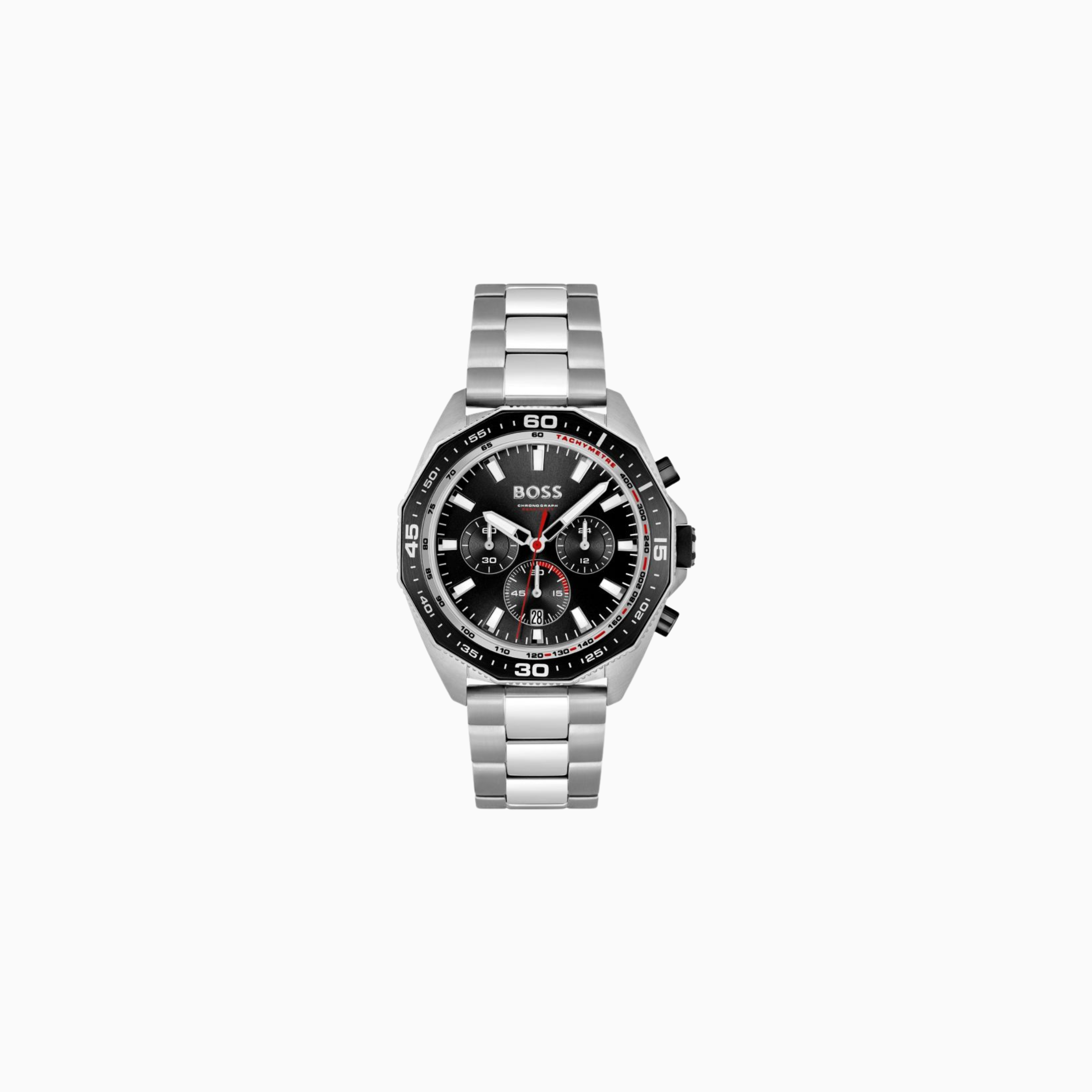 Hugo Boss Mens Chronograph Silver Stainless Steel Watch 1513971