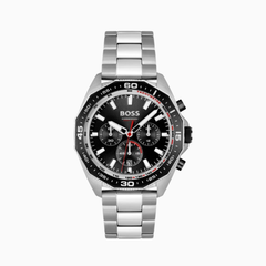 Hugo Boss Mens Chronograph Silver Stainless Steel Watch 1513971