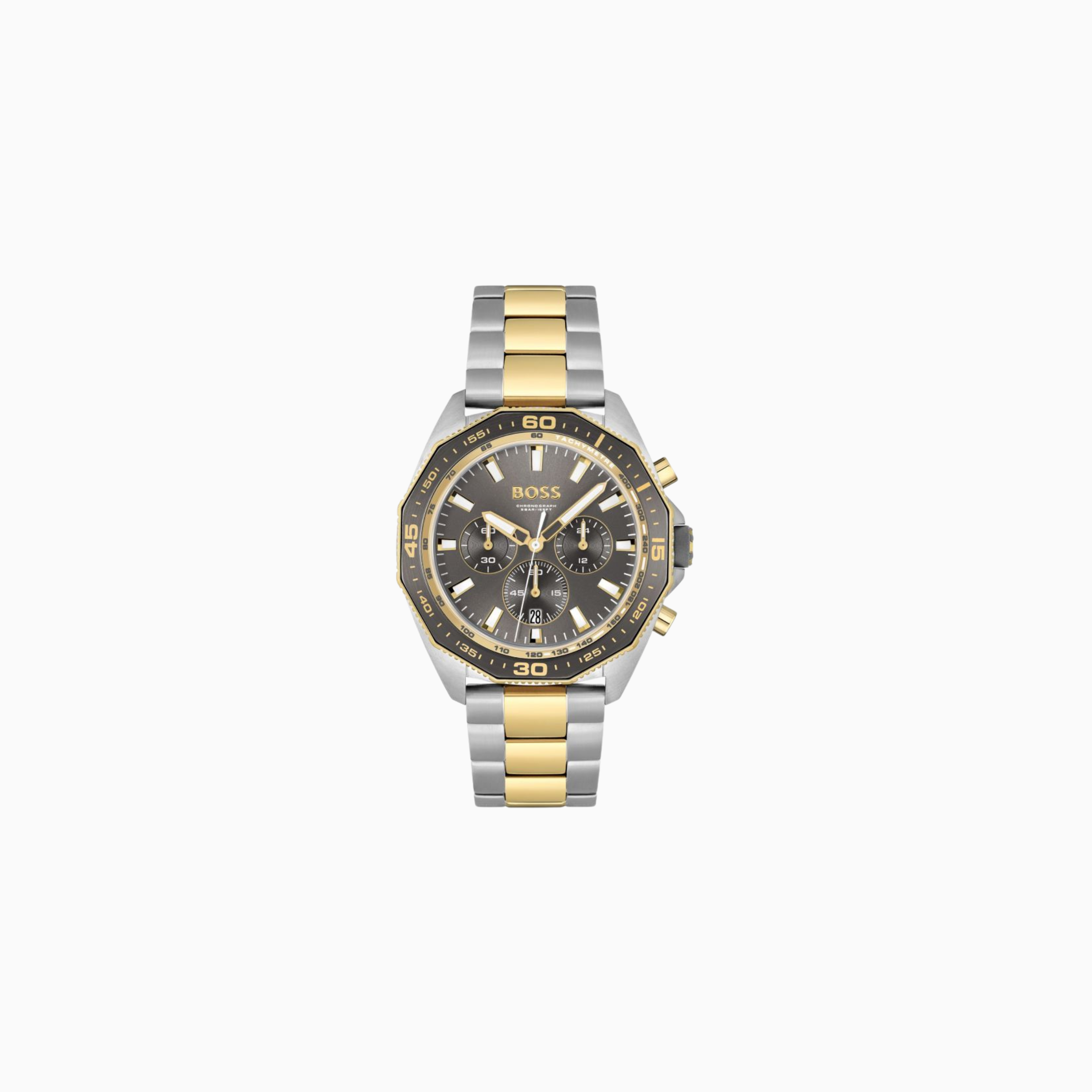 Hugo Boss Mens Chronograph Dual Tone Stainless Steel Watch 1513974