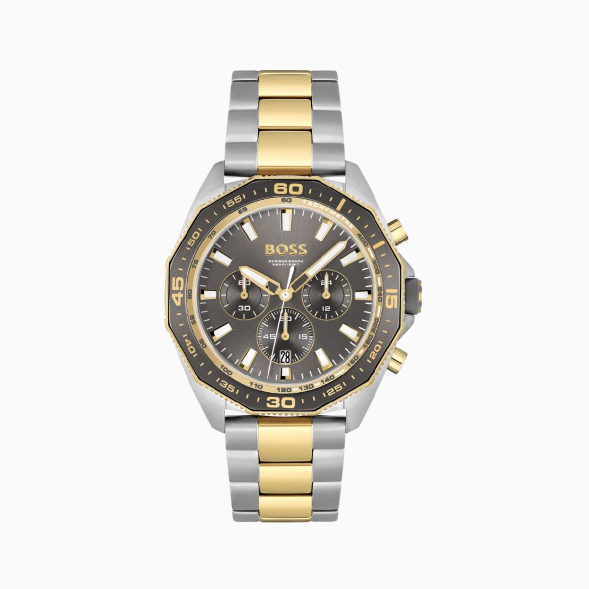 Hugo Boss Mens Chronograph Dual Tone Stainless Steel Watch 1513974