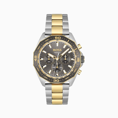 Hugo Boss Mens Chronograph Dual Tone Stainless Steel Watch 1513974