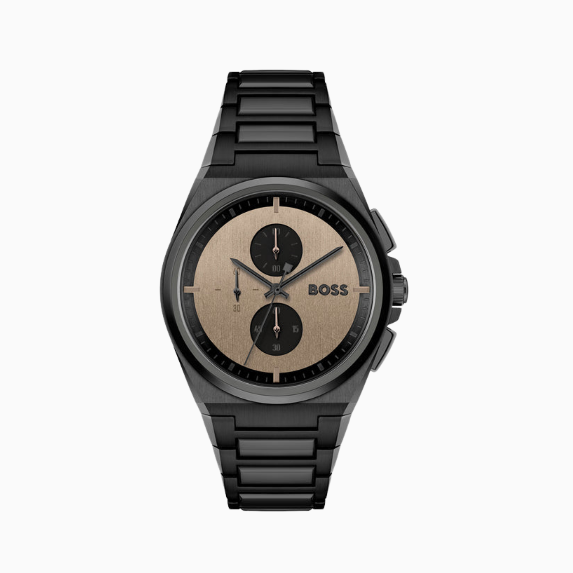 Hugo Boss Mens Chronograph Black Stainless Steel Watch 1514043