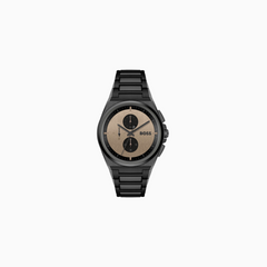 Hugo Boss Mens Chronograph Black Stainless Steel Watch 1514043
