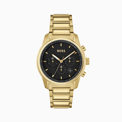 Hugo Boss Mens Chornograph Yellow Gold Stainless Steel Watch – 1514006