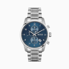 Hugo Boss Men’s Quartz Stainless Steel Blue Dial 44mm Watch 1513784