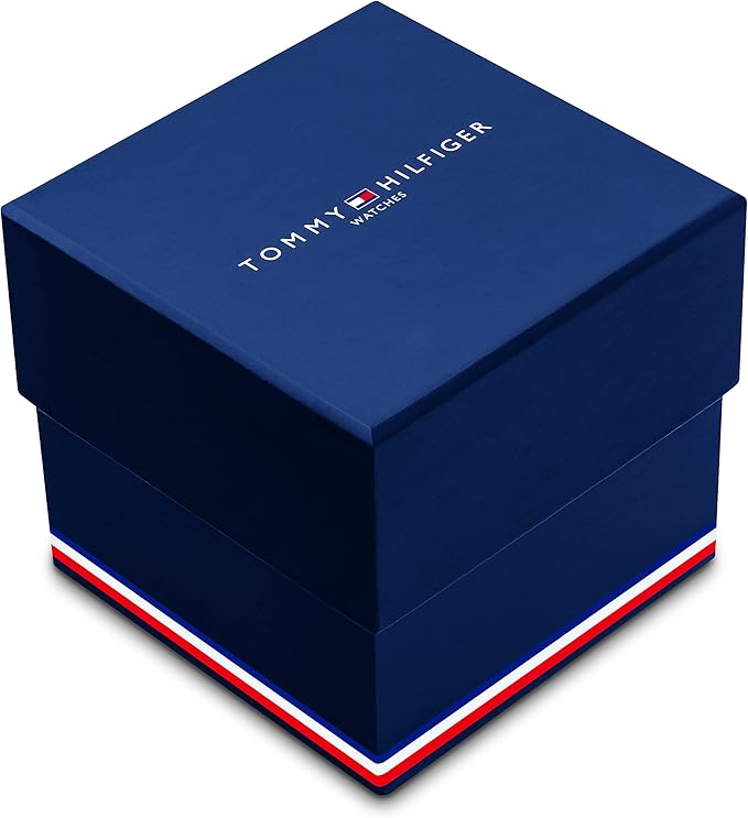 Tommy Hilfiger Men’s Quartz Silver Stainless Steel Blue Dial 50mm Watch 1710492